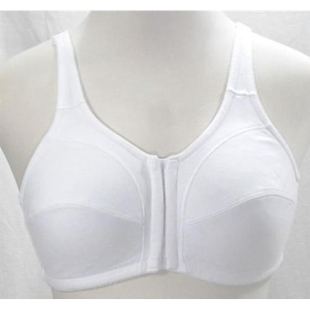 NEW Comfort Choice 40B MicroFiber Ivory Front Close Wireless Bra #92489